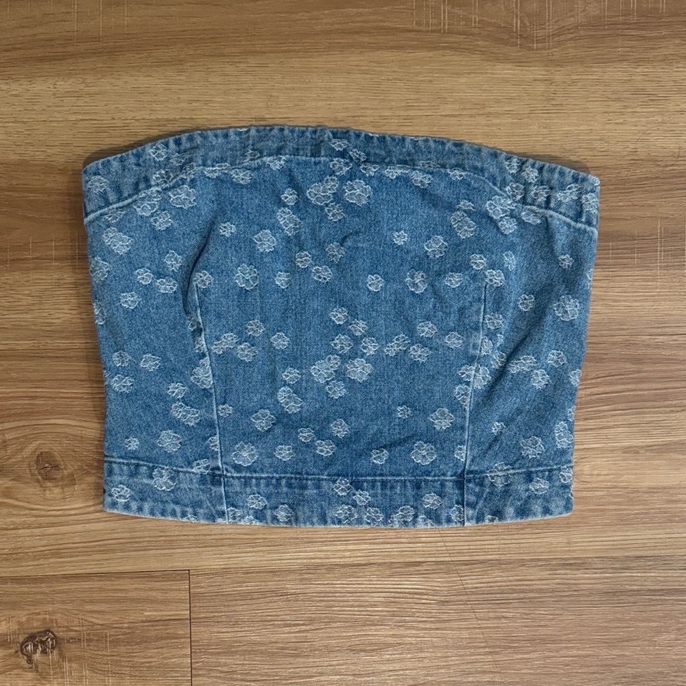 Vero Moda Blue Denim Top